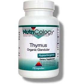 Thymus Organic Glandular 75 VegiCaps by Nutricology