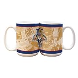 NHL Florida Panthers 15-Ounce White Nostalgic Mug (2 Pack)