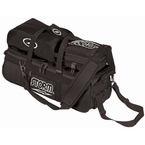 Storm Tournament 3 Ball Deluxe Tote Roller- Black
