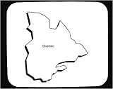 Mouse Pad with map, canada, quebec, outline, province