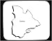 Decorated Mouse Pad with map, canada, quebec, outline, province