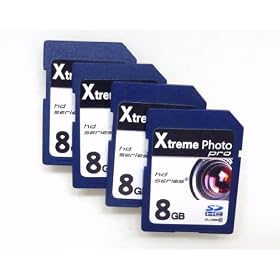 Trade 4 Pack 4 x 8GB SD SDHC High Speed Zectron Digital 32GB in Total for for Canon EOS-1D Mark III, EOS-1D Mark IV, EOS-1Ds Mark III, EOS 60D, EOS 450D, EOS 500D, EOS 550D, EOS 600D, EOS 1000D, EOS 1100D, Ixy 50S, Kiss X2, Digital Rebel T1i, T2i, T3, T3i, Xs, Xsi