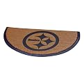 Half Moon Door Mat-Steelers - Multi (29.5Wx17.75Dx1H)
