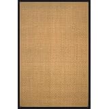 2' x 3' Environmentally Friendly Seagrass Area Rug - Black by 