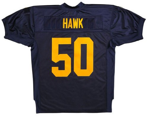 Christmas Gifts Green Bay Packers 50 A. J. Hawk Blue NFL Jerseys Authentic Football Jersey Size 48-56 (Please Select the Size When You Order, Can Do Drop Shipping)