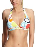 Banana Moon Canto Peace - Maillot de Bain femme haut triangle montant - Blanc Peace/Dayton