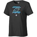 Carolina Panther T Shirt : Reebok Carolina Panther Ladies Black Team Lockup Sideline T Shirt