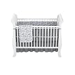 Tadpoles Toile Crib Set in Pink and Brown