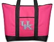 Kentucky Wildcats Pink Tote Bag University of Kentucky Pink Logo - For Travel or Beach Best Unique Gift Ideas for Her, Women, or Ladies