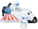 Tub Toys SPACE SHUTTLE & ASTRONAUTS 3 pc Set Bath Machines