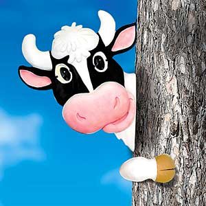 COW TREE HUGGER