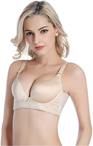 Larakapa Women's Everyday Basics Seamless Lightly Padded Demi Sleep Bra (38C, Yellow)