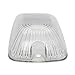 Partsam 5pc Roof Light Cab Marker Clear Cover+168 Amber 10-3528-SMD LED Bulb for 1988-2002 Chevy/GMC C/K1500/2500/3500/4500/5500/6500/7500 Kodiak Topkick trucks