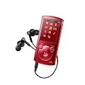 Sony Walkman NWZ-E463R Video-Walkman (4GB, USB, Mikrofon) rot