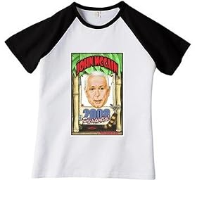 John McCain 2008 Presidential Candidate Jr. Miss Cap Sleeve