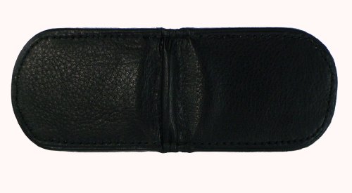 MAGNETIC LEATHER MONEY CLIP THIN BLACK MSRP $24.99