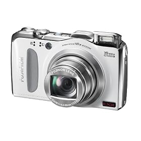 Fujifilm FinePix F600EXR Digital Camera - White (16MP, 15 x Optical Zoom) 3 inch LCD Screen