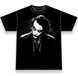 BeWild, Batman, Joker, Dark Knight - The Dark Knight Dark Joker Men's T-Shirt #1