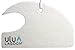 ulu Lagoon Hanging Car Air Freshener | Tropical Beach Coconut Surf Wax Scent Mini Wave | Long Lasting Odor Eliminator for Car, Closet and Beyond | Made In USA | Single (White)