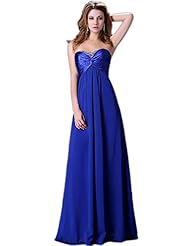 A-line Strapless Sweetheart  Chiffon Empire   Waistline Ruched Beaded Lace-Up  Ball Gown Evening Dress/Homecoming Dress/Party Dress/Wedding Dress 