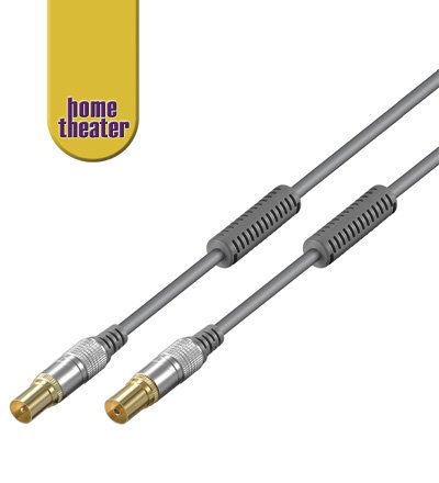Home Theater HT 600-250 Antennenkabel (Antennenstecker auf Antennenkupplung) 2,5m Preisvergleich