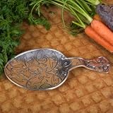 Fleur de Lys Pewter Spoon Rest
