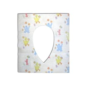 Sesame Street Potty Topper Disposable Stick-in-Place Toilet Seat Covers