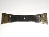 Top Knobs M245 Dark Antique Brass Mission 5-1/32 Knob Backplate from the Mission Collection