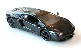 Lamborghini Aventador LP700-4 black 1:32, die-cast metal vehicle BBurago 42021