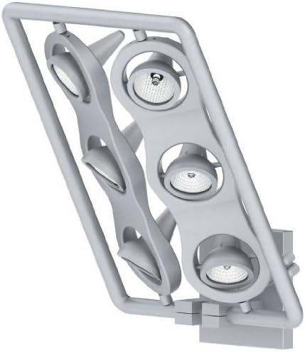 Multi-Light Wall Sconces series - 6 Light LED version - Silver finish