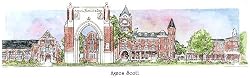 Agnes Scott - Collegiate Colors - 5" x 13" Framed Prints