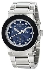 Invicta Men's 1465 Reserve Collection Chronograph Blue Dial Stainless Steel Watch 