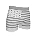 Crazy Cool® Mens Comfortable Fun Nylon Seamless Short Boxer 6-Pack