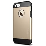 【国内正規品】 (二重構造) 強力保護 Spigen iPhone 5s / 5 ケース タフ・アーマー (エアクッションテクノロジー) [シャンパンゴールド] 【SGP10584】