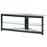 OmniMount Stellar G-353 - TV stand for projection TV/flat panel - glass - black