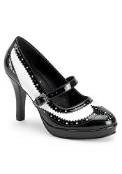 4 Inch Heel Gangster Mary Jane Pump Women'S Size Shoe