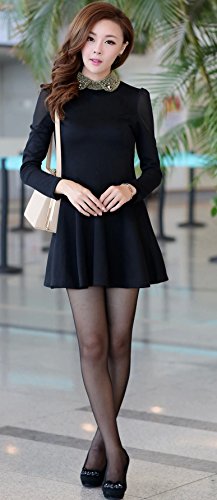 ワンピース フレアー ドレス 長袖 カジュアル ラウンドネック 襟 スイート チュニック セクシー フレア ２次会 エレガンス 花柄 美脚 デート パーティ 秋物 冬物 可愛いスカーフ付き R180