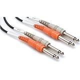 Hosa Cable CPP201 Dual 1/4 Inch To Dual 1/4 Inch Cable - 3.25 Foot