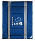 DETROIT LIONS OFFICIAL LOGO FULL / QUEEN SIZE JERSEY COMFORTER