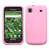 Light Pink Silicone Case / Skin / Cover for Samsung Vibrant T959 / T959V Ga ....