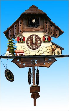 Black Forest Tall Chalet Cuckoo Clock