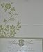 Always Anna Wedding Stationery PLACE CARDS (25 Count) Cream Color with Green Floral Design