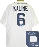 Al Kaline signed Detroit Tigers White Majestic Jersey HOF 80