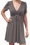 Bailey Blue Junior's V-Neck Empire Lace Dress