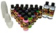 Deluxe 24 NAIL PAINT COLORS 24 Solid Airbrush Nail Paint Kit Kustom Shop