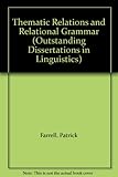 Thematic relations and relational grammar