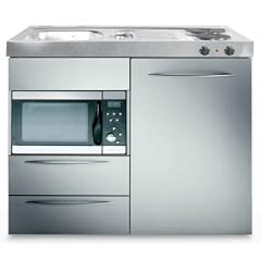 Edelstahl Minik�che Singlek�che MK 100 Teepantry Becken rechts