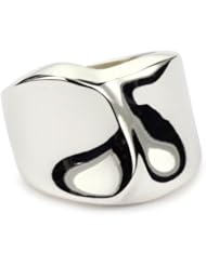 Argento Vivo "Organic Concave" Double Curved Ring, Size 8