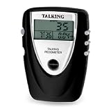 Winter Sale - Half Price - Talking Pedometer - Speaking step counter with clock