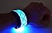 LED Light Up Snap Bracelet-Blue